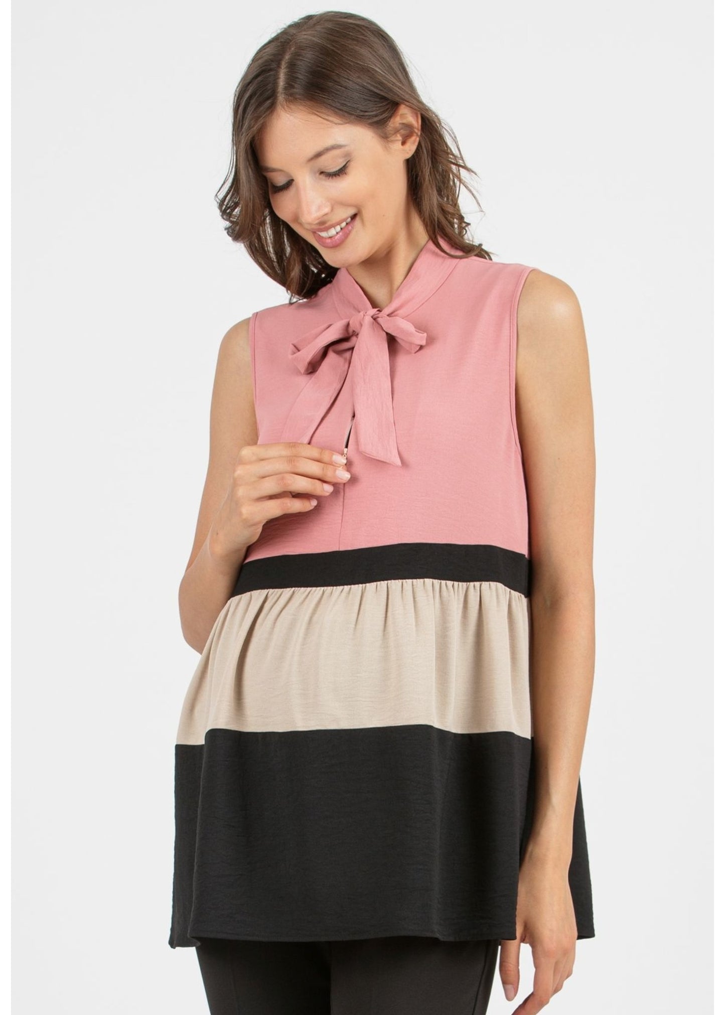 ATTESA Zwangerschaps- en voedingsblouse Roberta