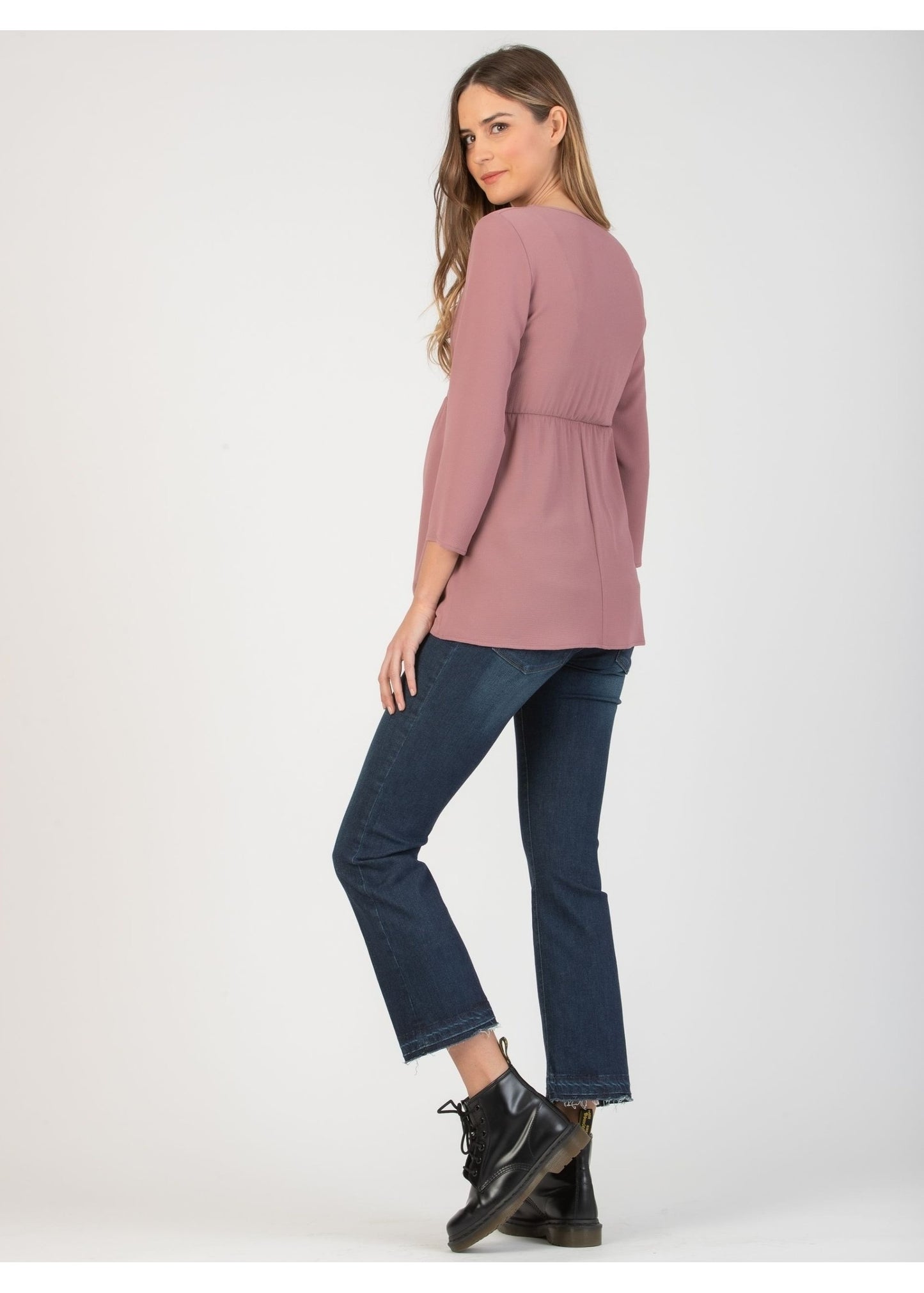ATTESA Blouse Blush Pink