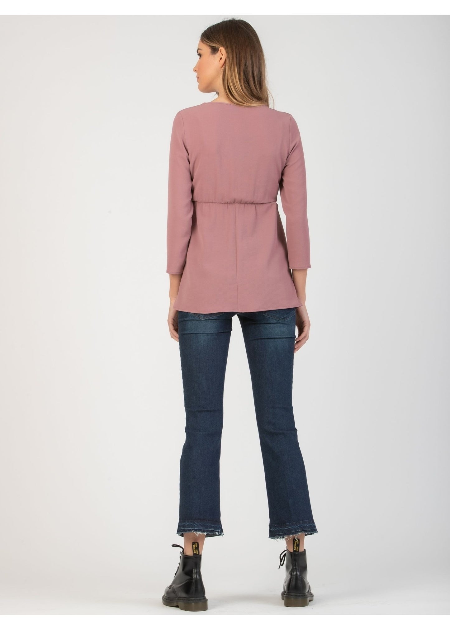ATTESA Blouse Blush Pink