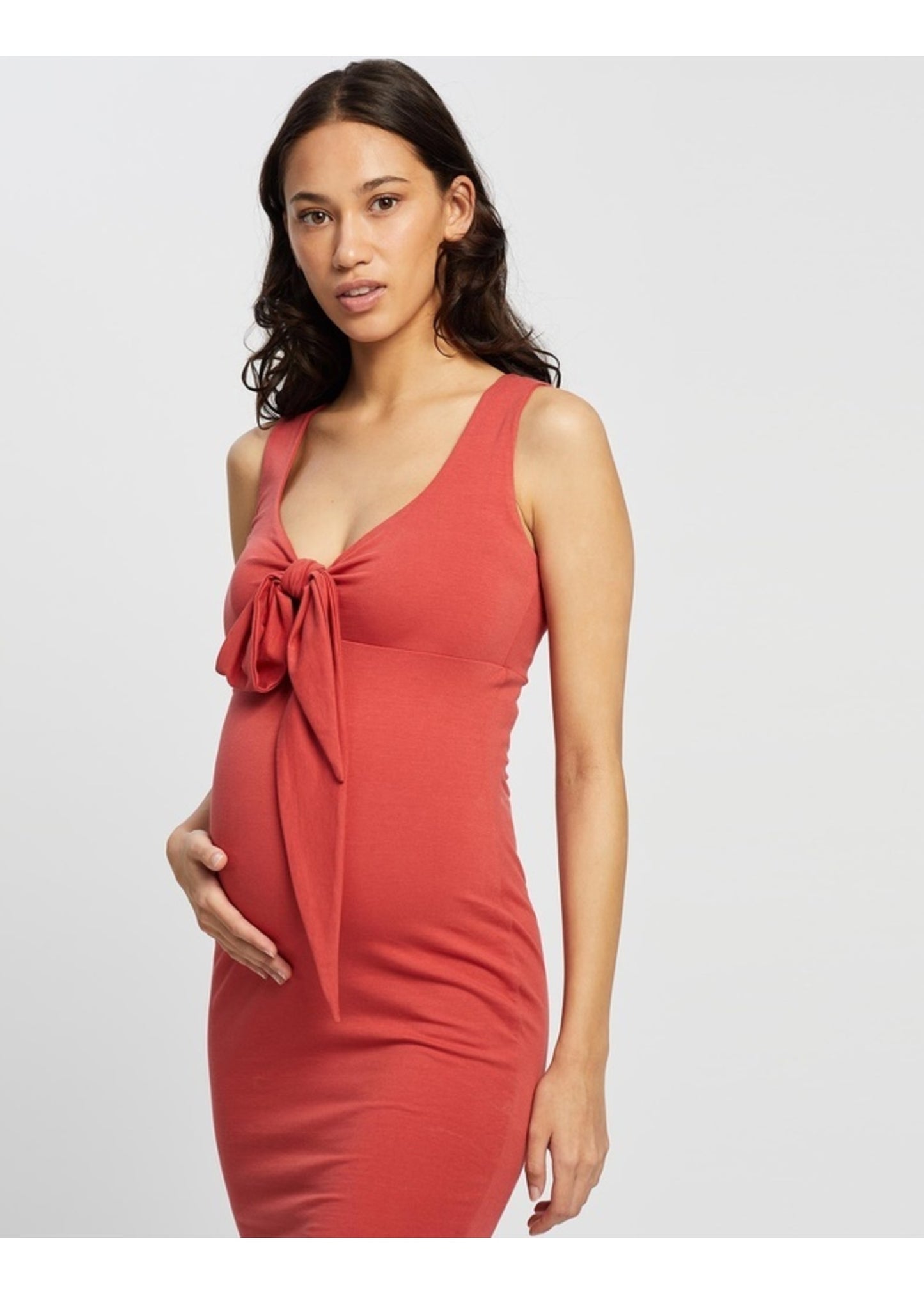 Bump Love Maternity Sanur zomerjurk met strikje