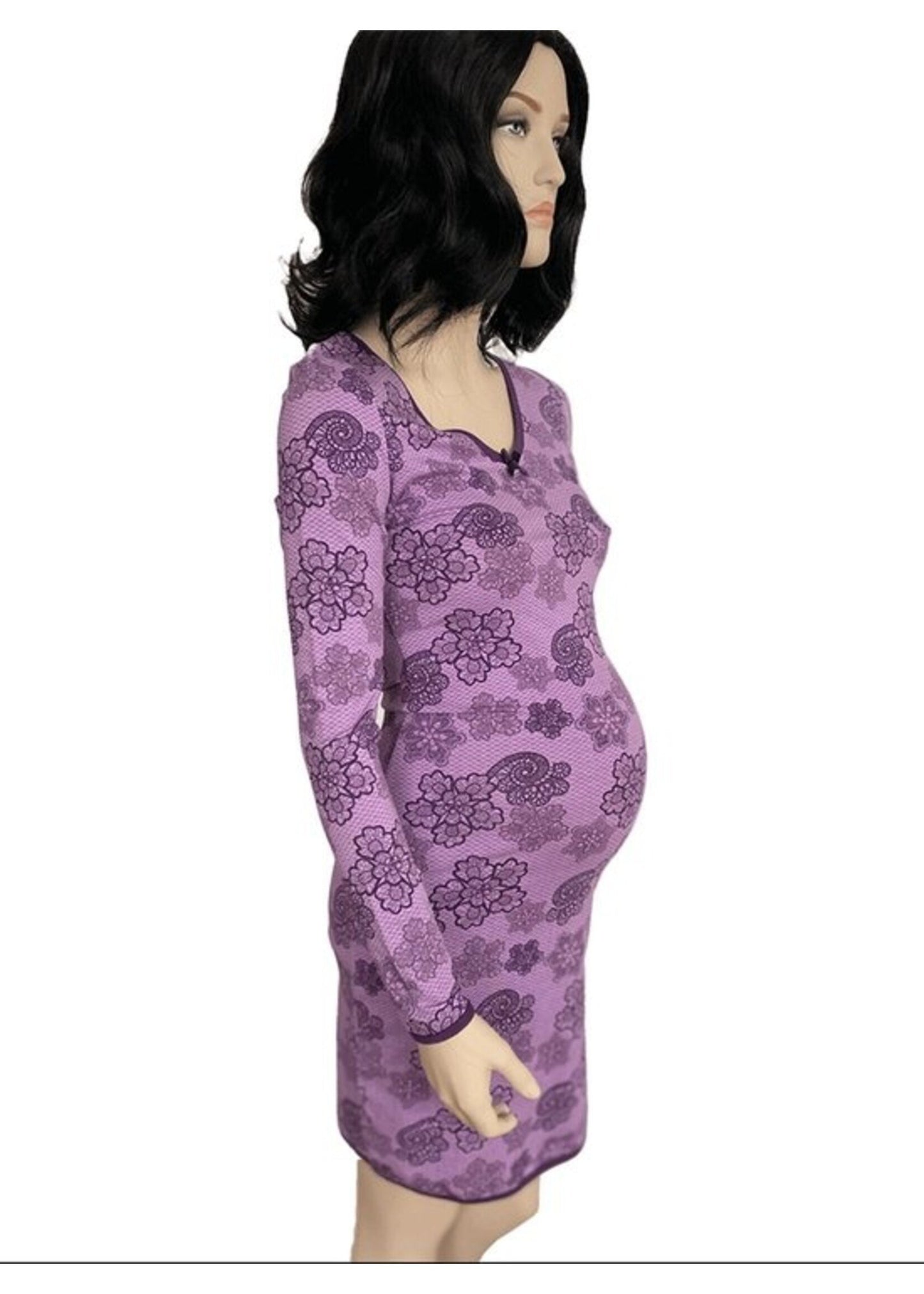 Charlie Choe PYJAMA DRESS PURPLE LACE