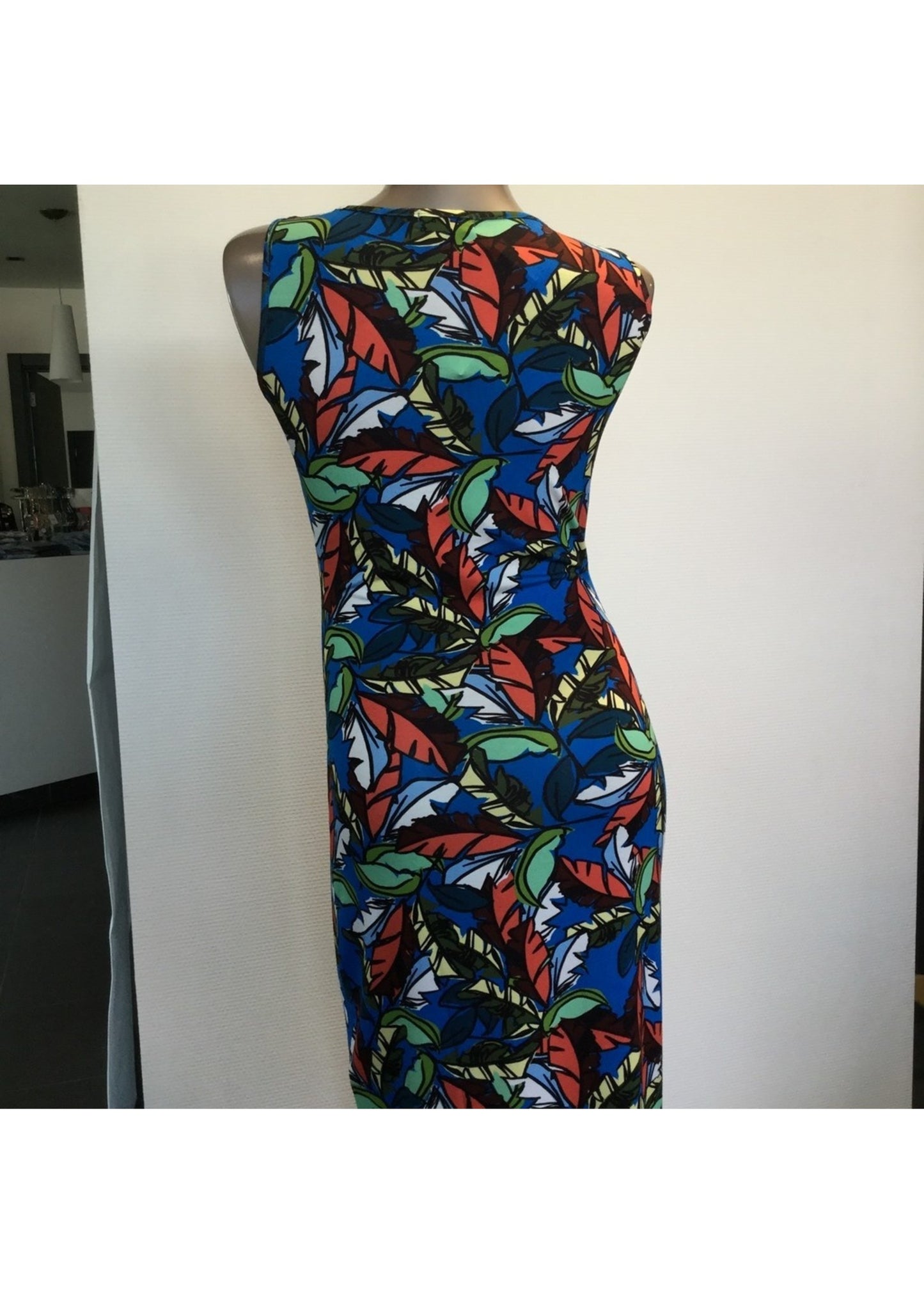 Fragile V-Neck Long Dress Sleeveless