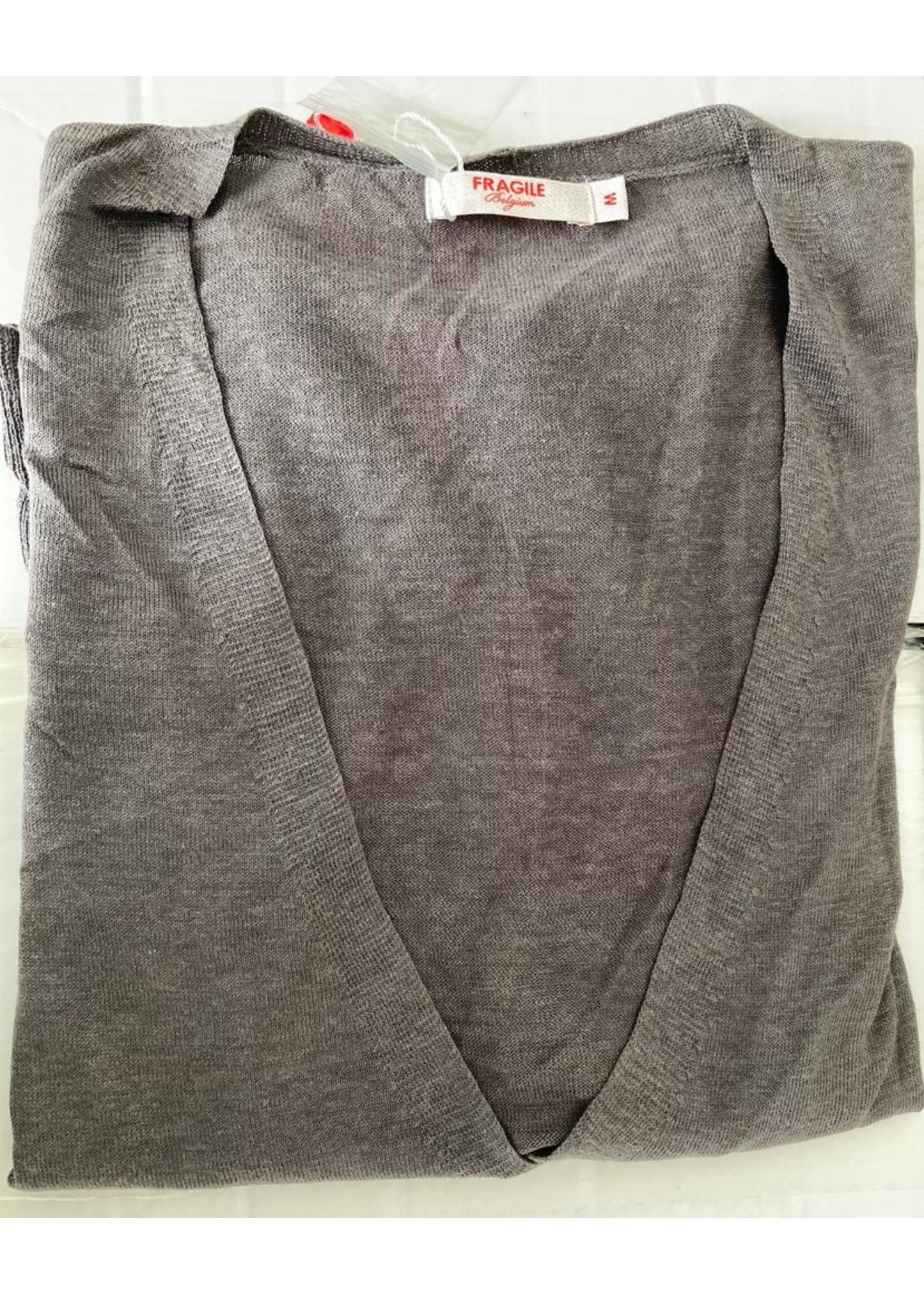 FRAGILE Sleevless CARDIGAN Silk