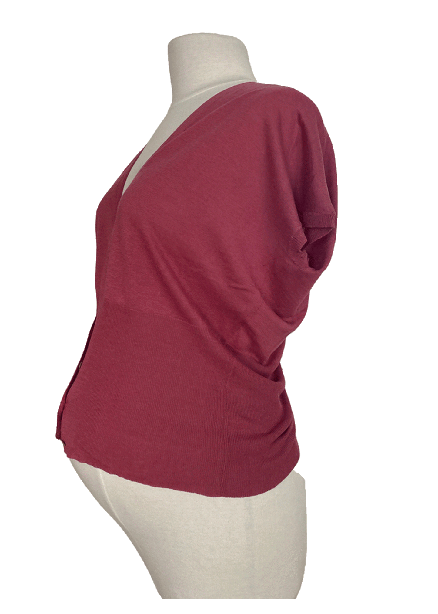 FRAGILE Sleevless CARDIGAN Silk