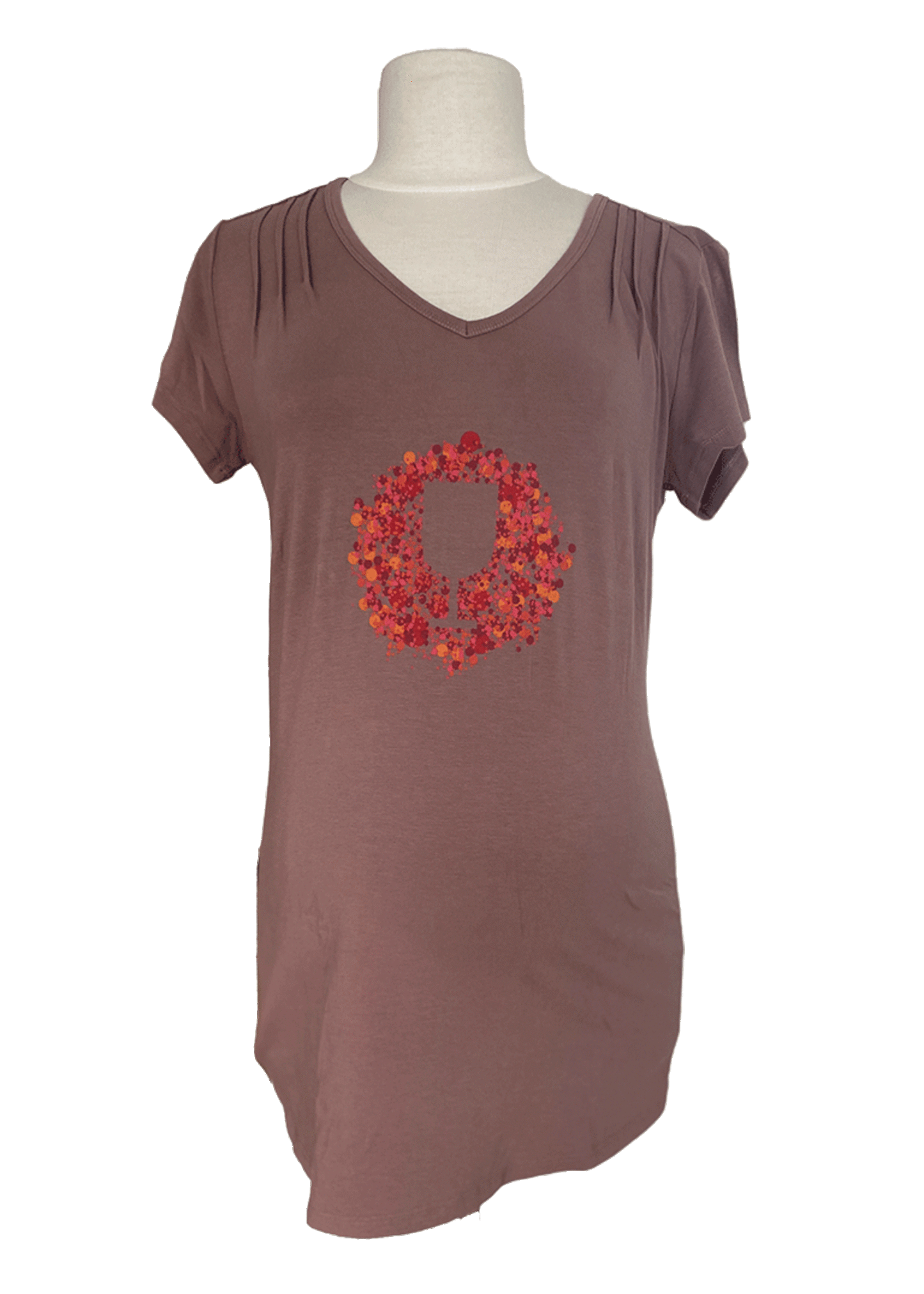 FRAGILE V-neck shirt Washed Cotton