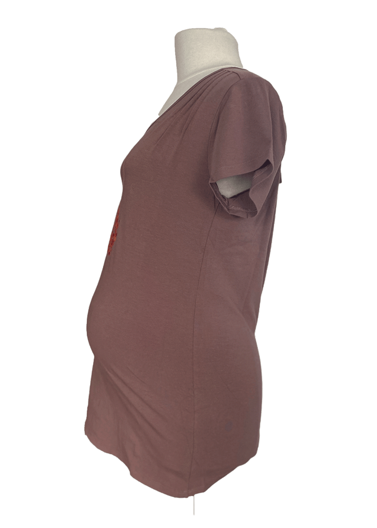 FRAGILE V-neck shirt Washed Cotton