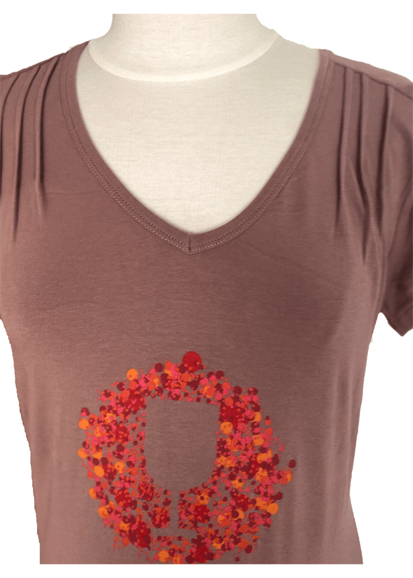 FRAGILE V-neck shirt Washed Cotton