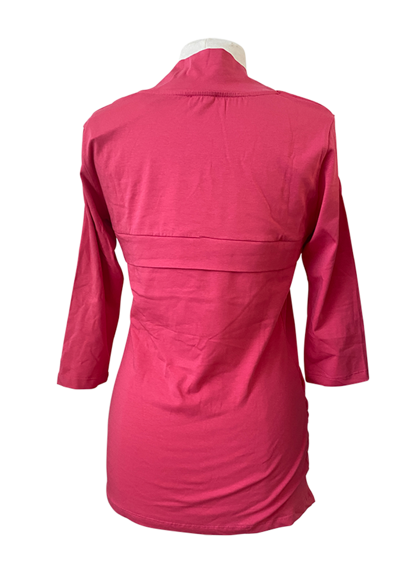 LOVE2WAIT Zwangerschapsblouse met psudo bolero, Fuchisa