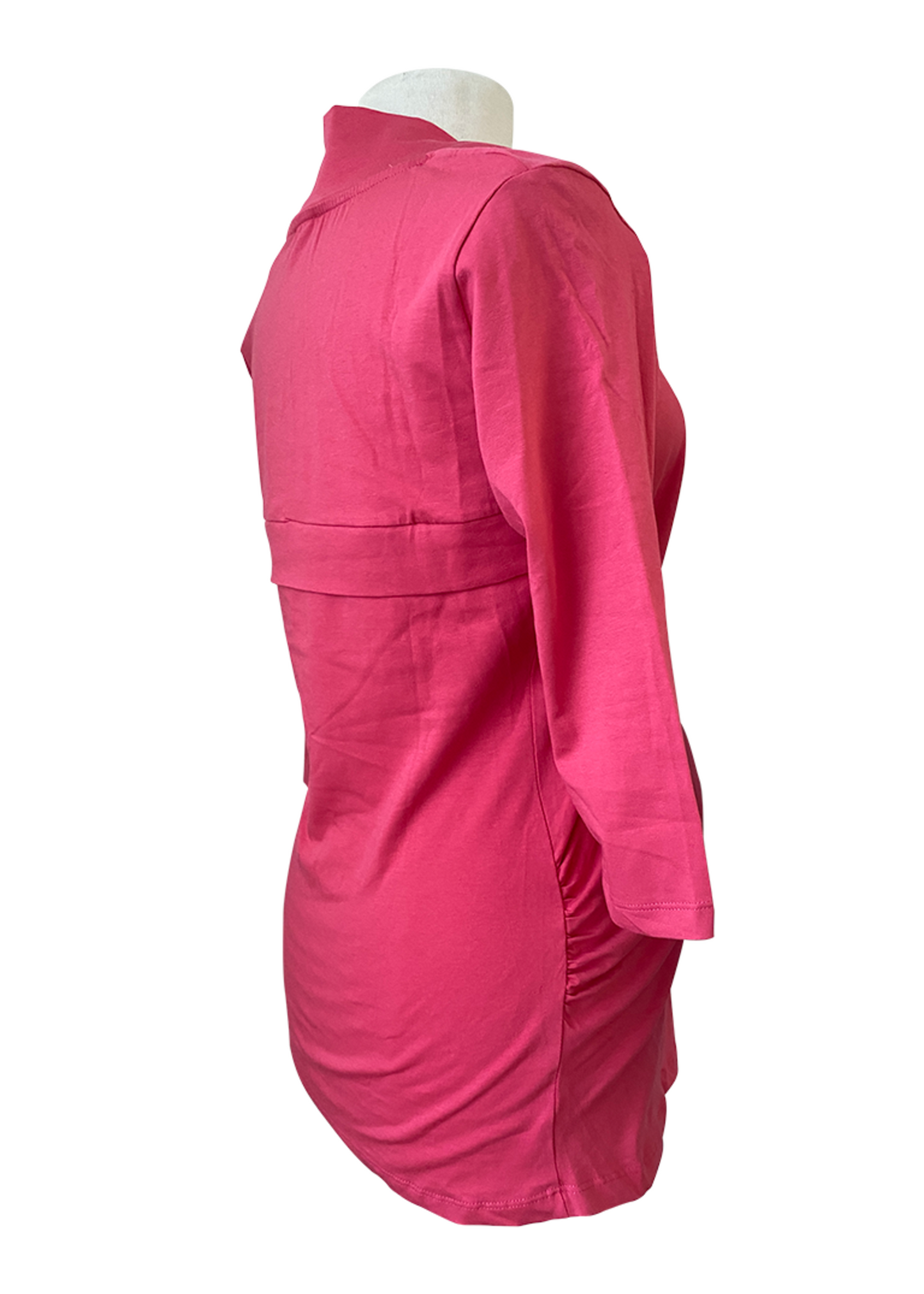 LOVE2WAIT Zwangerschapsblouse met psudo bolero, Fuchisa
