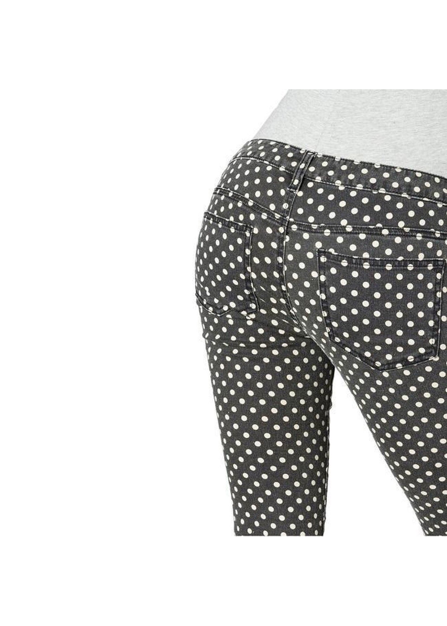 MAMALICIOUS Shelly Dot Slim Pant Black