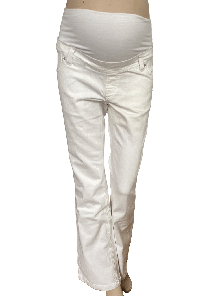 Fragile ZwangerschapsJEANS Fabiole WIT