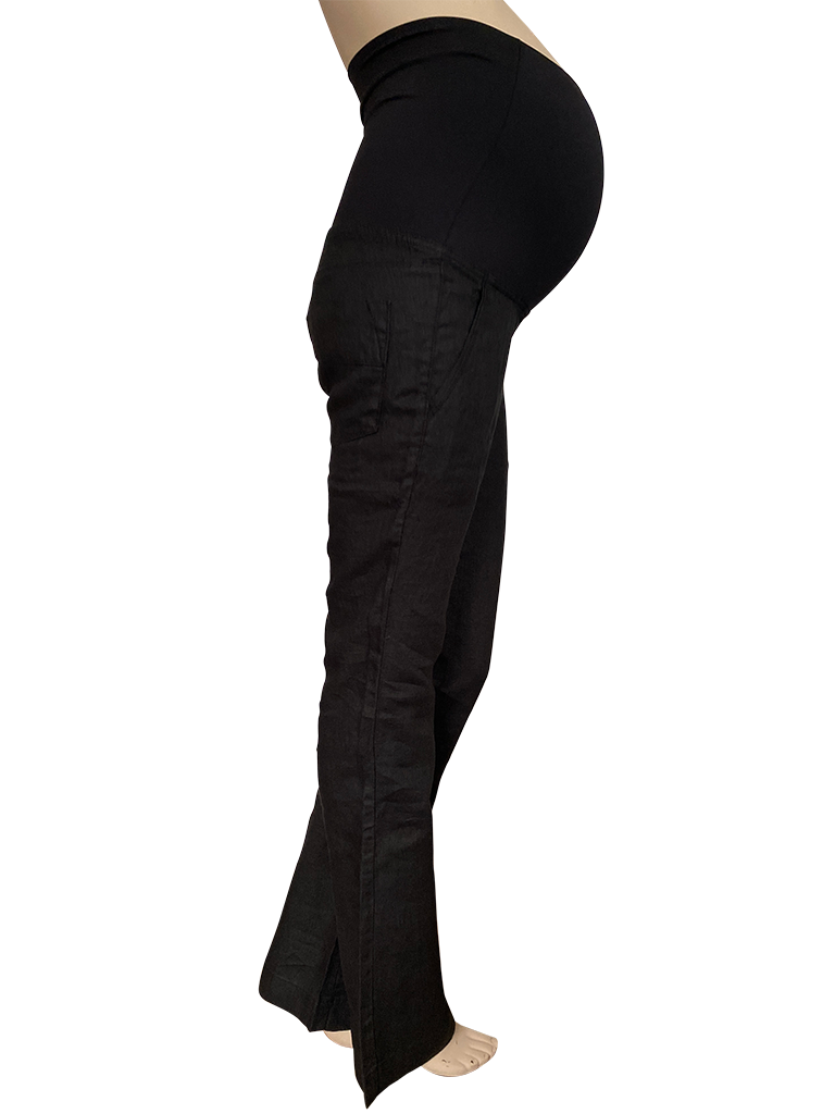 LINNEN BROEK 3145.3558 Zwart