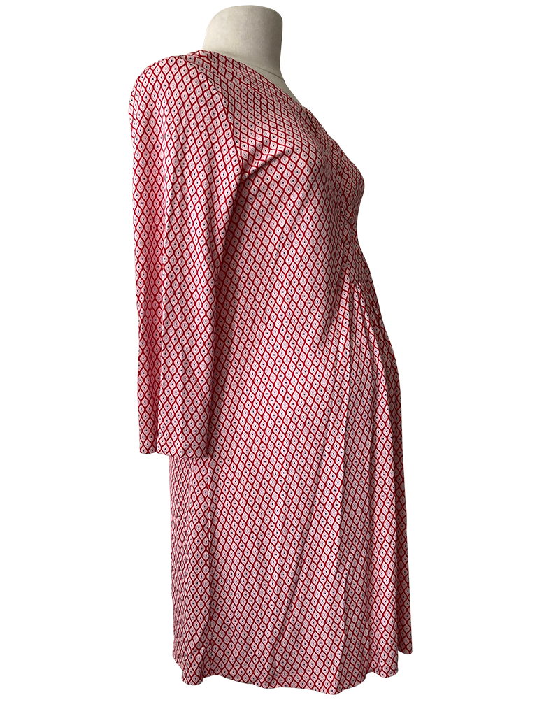 FRAGILE Zwangerschapsjurk Split-neck tunic Mini Prints