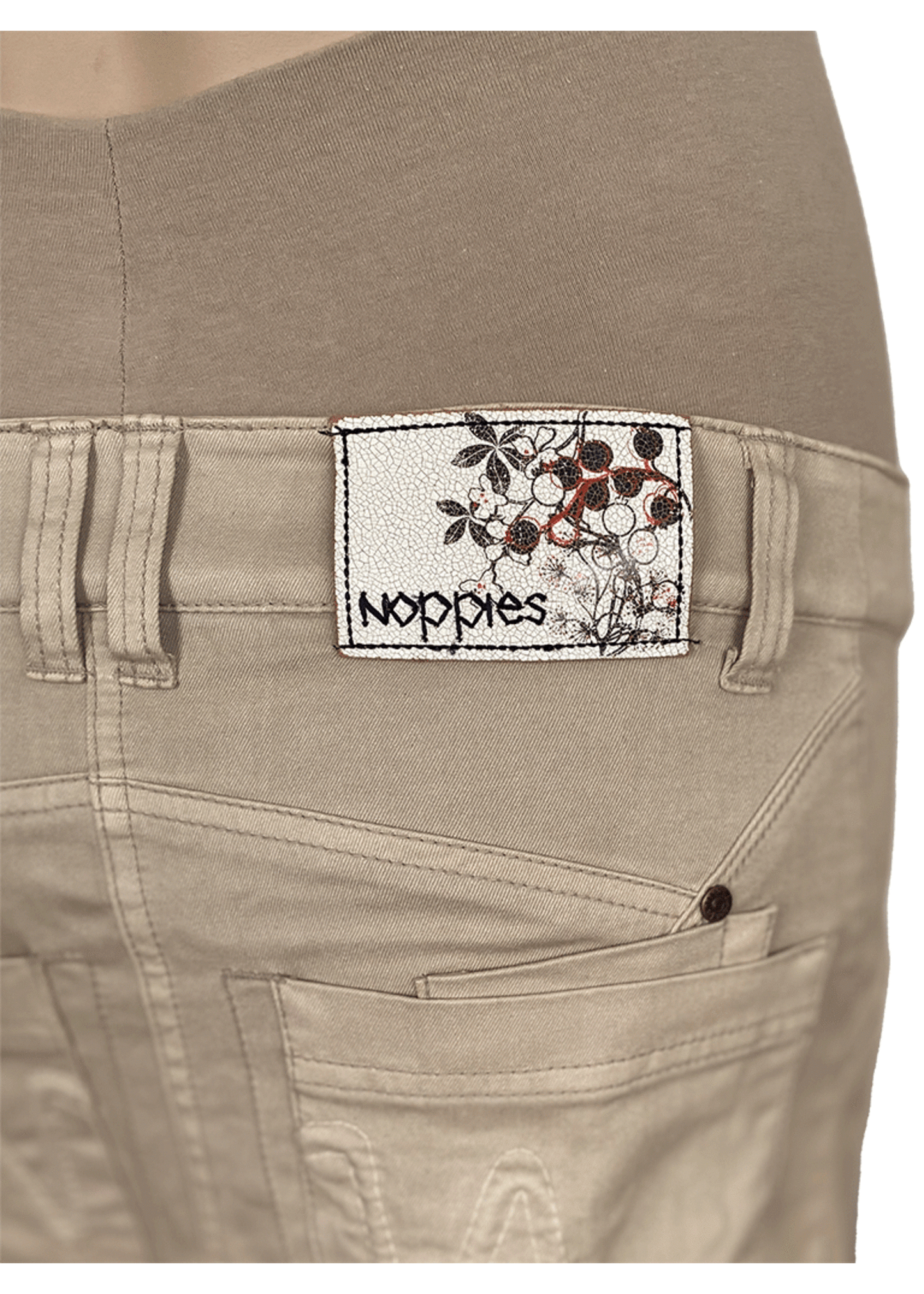 NOPPIES Zwangerschapsrokje Skirt Palermo Khaki