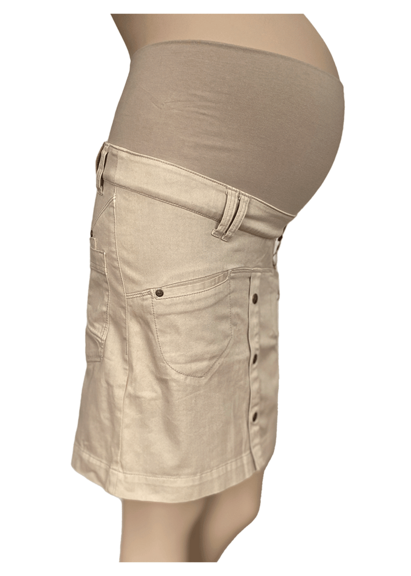 NOPPIES Zwangerschapsrokje Skirt Palermo Khaki