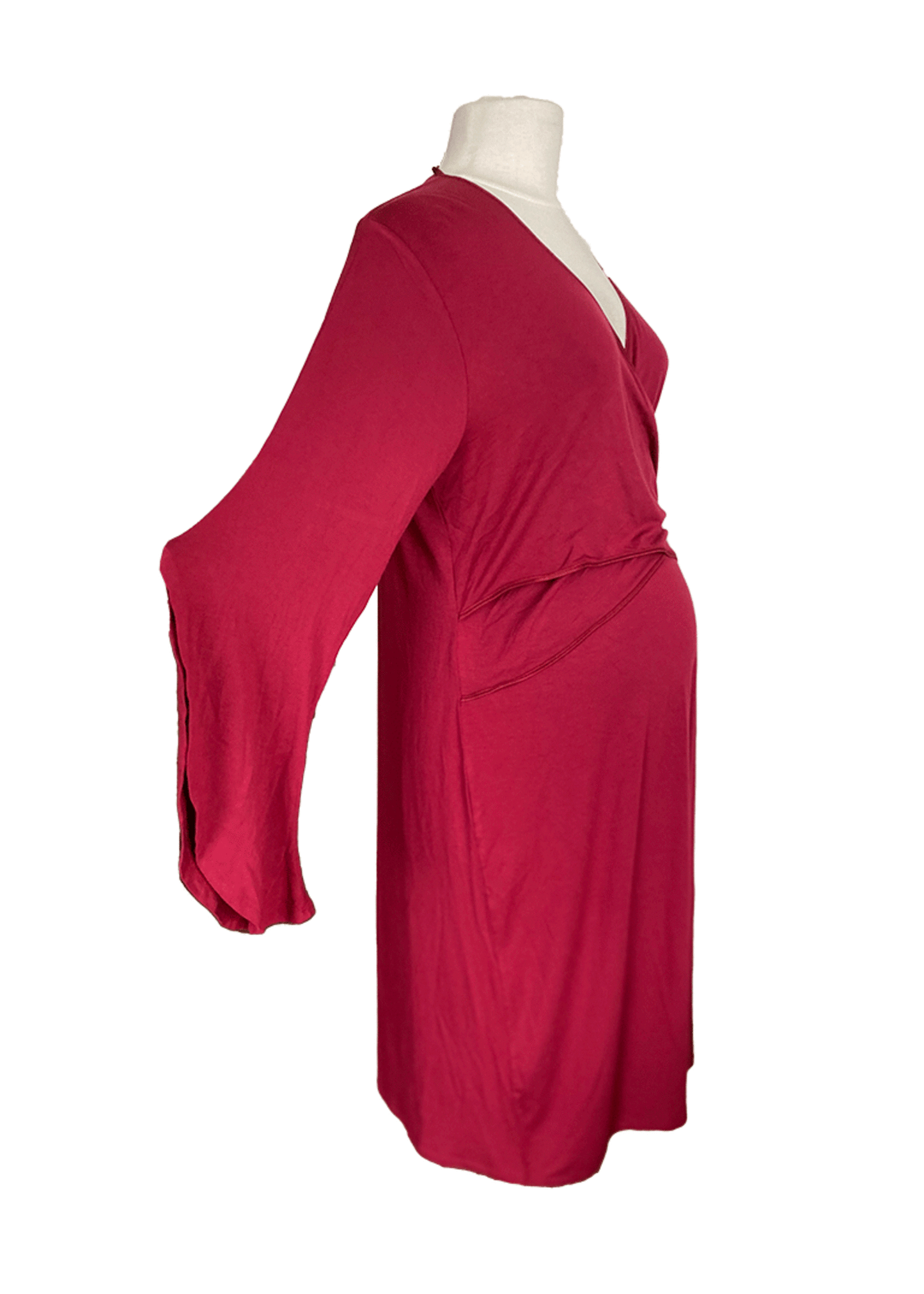 Paola Maria Voedingsjurk, Nursing Dress Angel Bordeaux