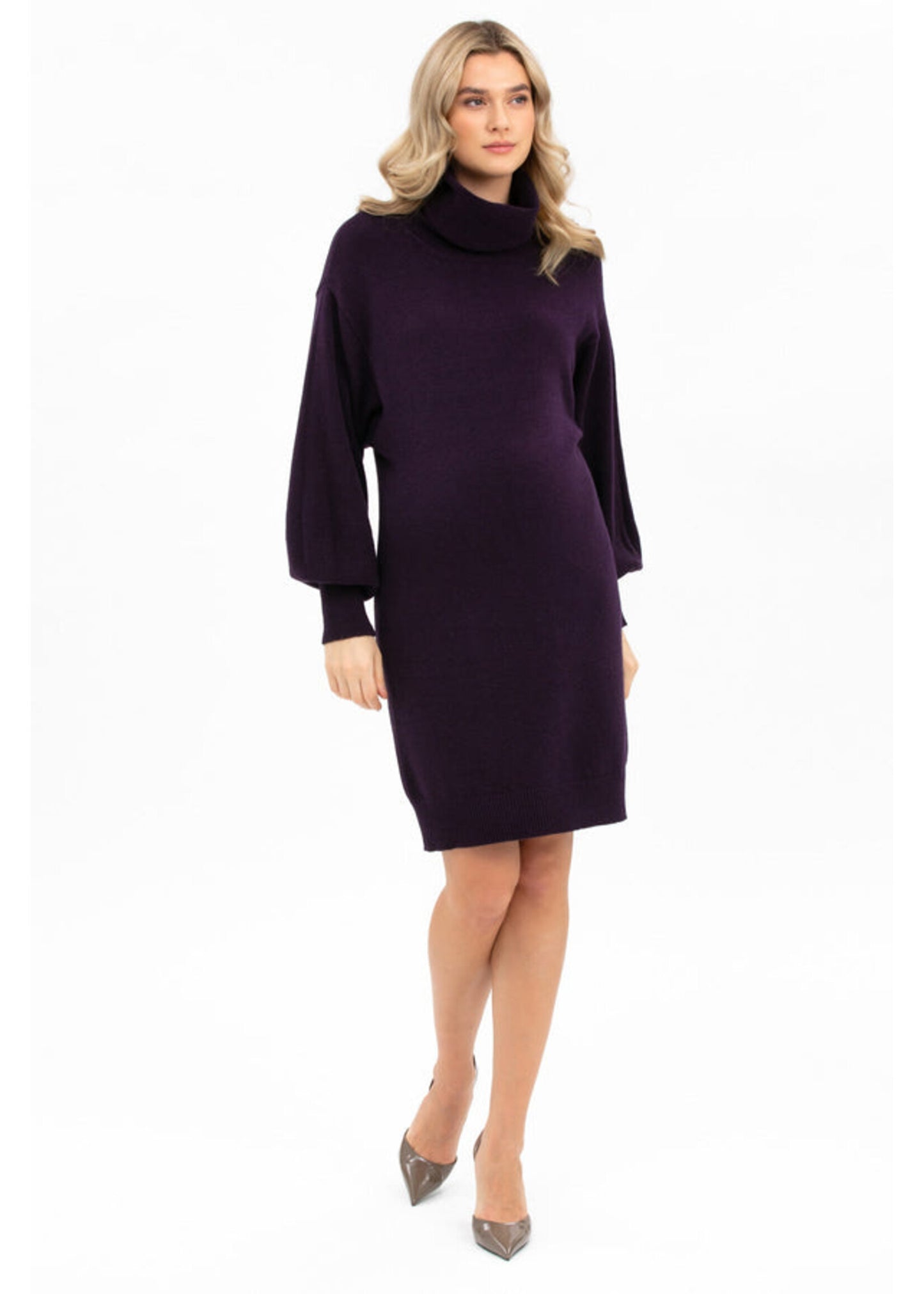 PIETRO BRUNELLI DRESS LUNA PLUM