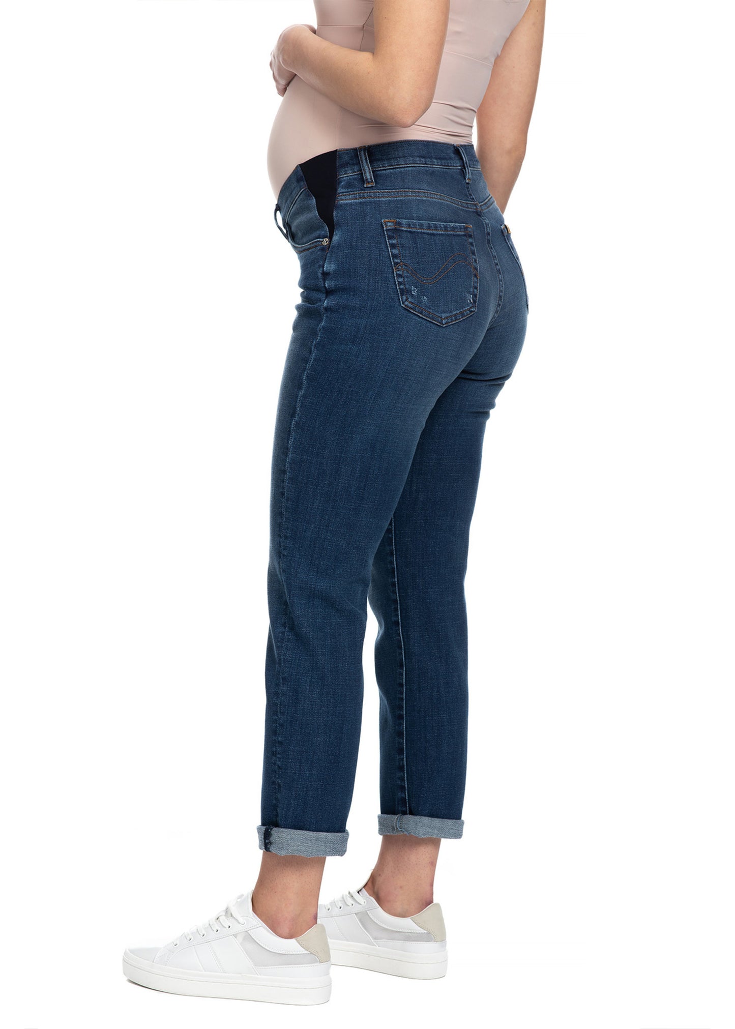 PIETRO BRUNELLI ZWANGERSCHAPSJEANS BOYFRIEND JEANS