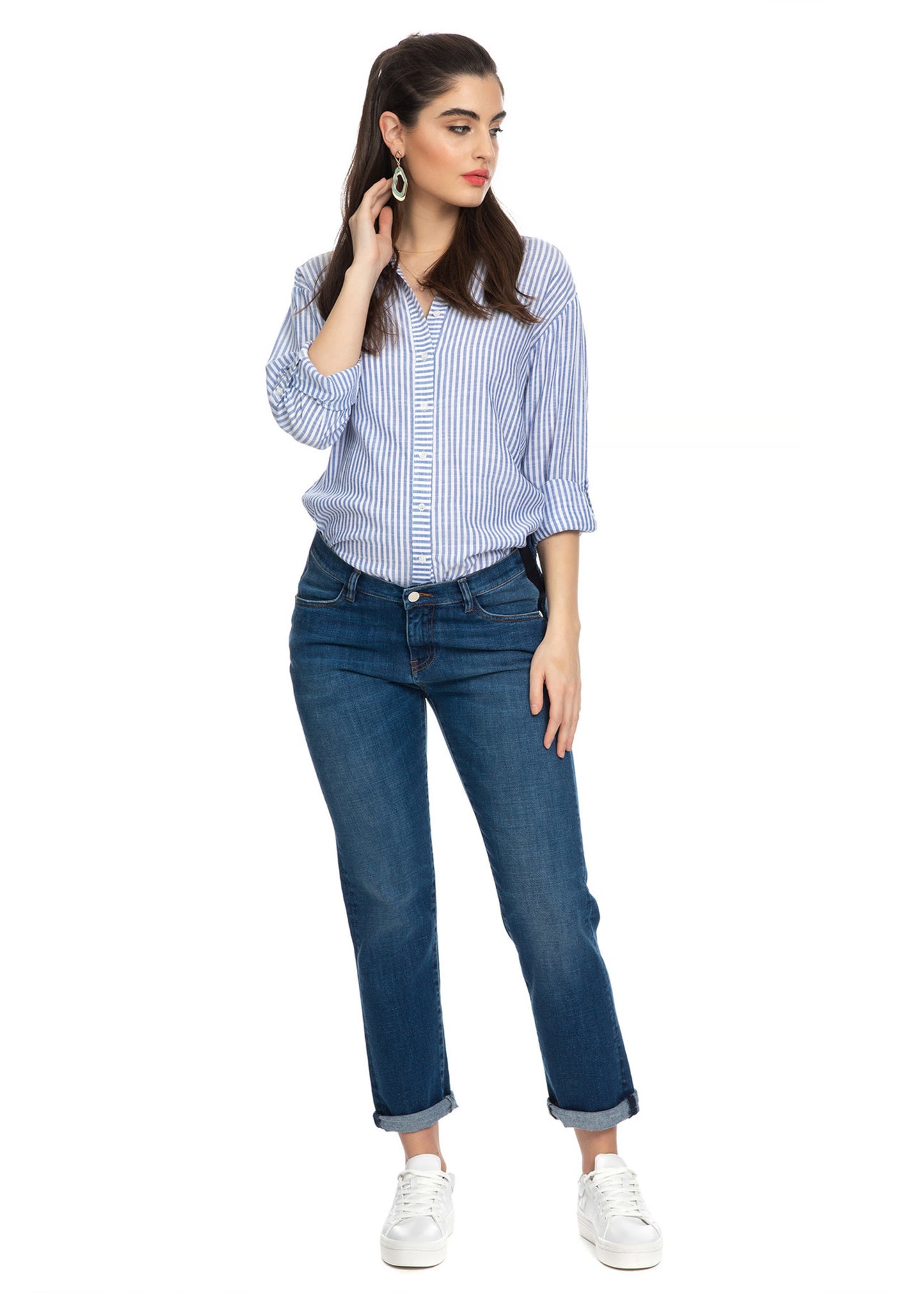PIETRO BRUNELLI ZWANGERSCHAPSJEANS BOYFRIEND JEANS