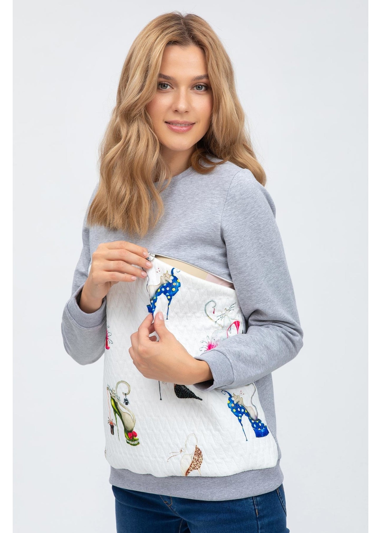 PIETRO BRUNELLI SWEATER MILKY SHIRTS SANTA MONICA