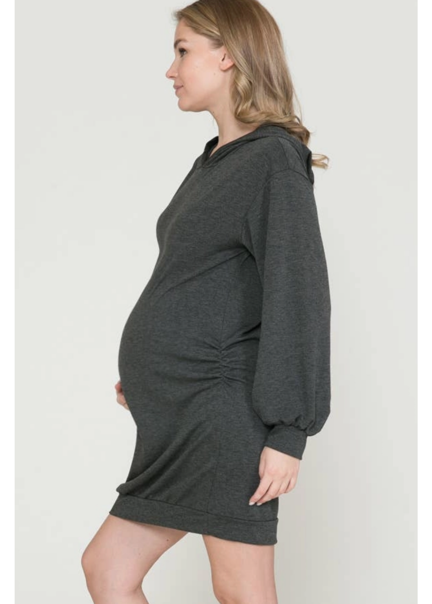 Querentia Maternity Sweathshirt Zwangerschapsjurk met Hoedie