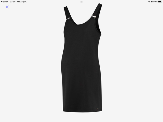 LOVE2WAIT Dungaree Dress Sweat Black