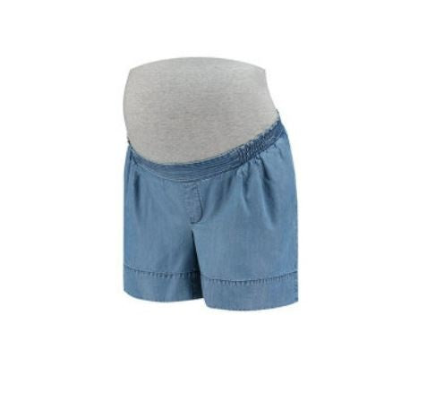 LOVE2WAIT Zwangerschaps shorts Denim Tencel