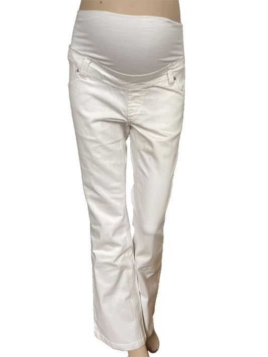 Fragile ZwangerschapsJEANS Fabiole WIT