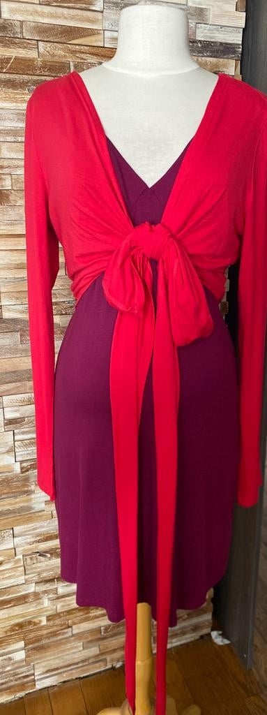 Queen Mum MATERNITY DRESS L