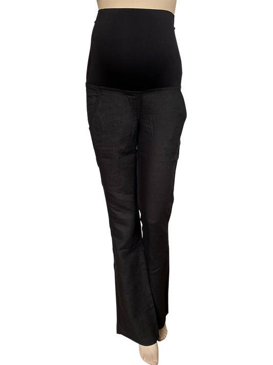 LINNEN BROEK 3146 zwart