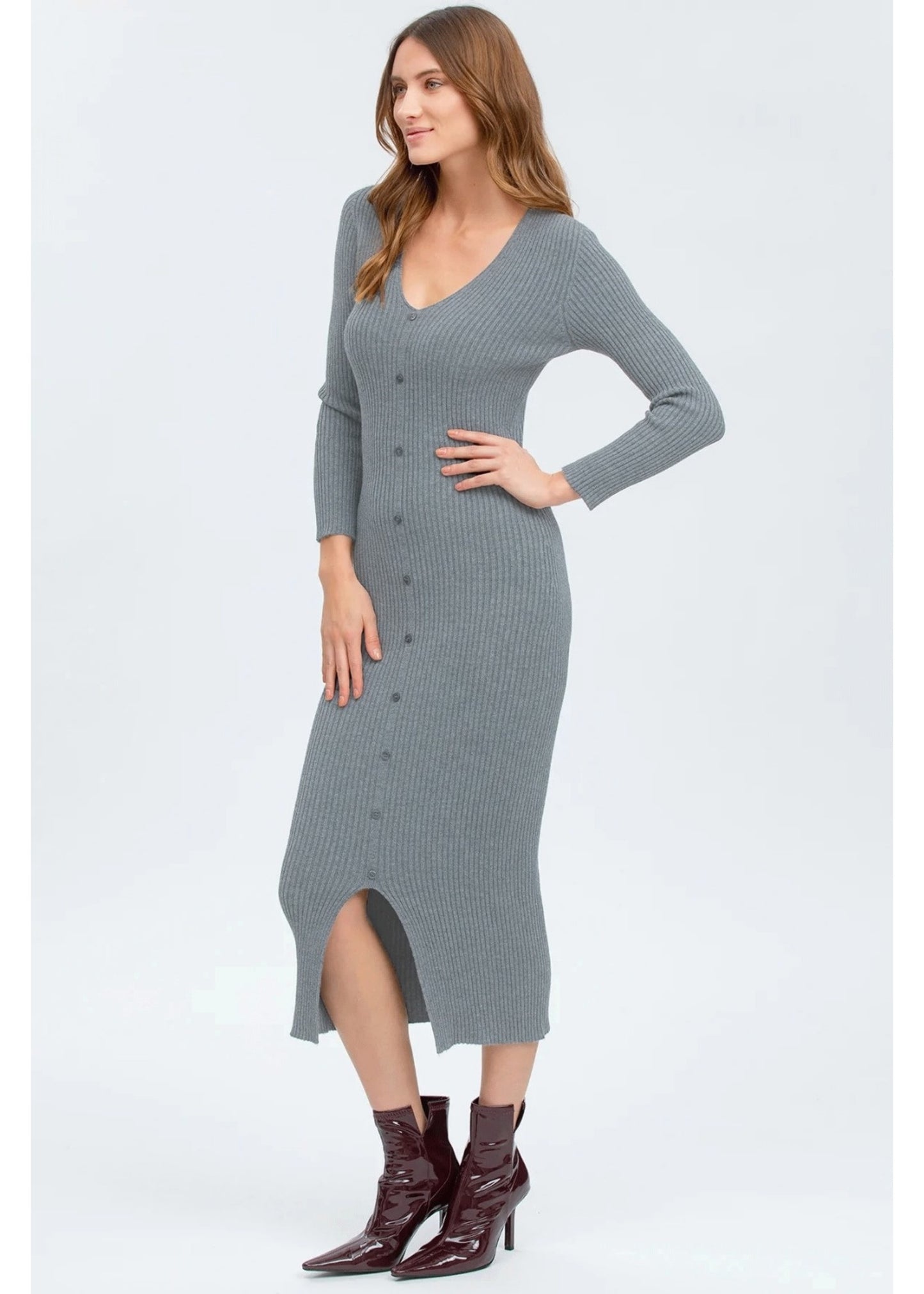 PIETRO BRUNELLI DRESS BELLA DRESS THREE-QUARTER SLEEVE